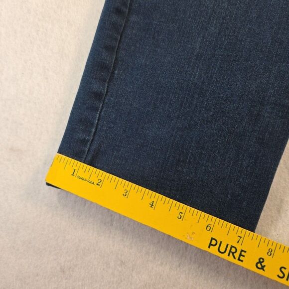 Chico's So Slimming Jeans Straight Leg Women's Size 2 Regular Stretch Blue - Picture 8 of 9